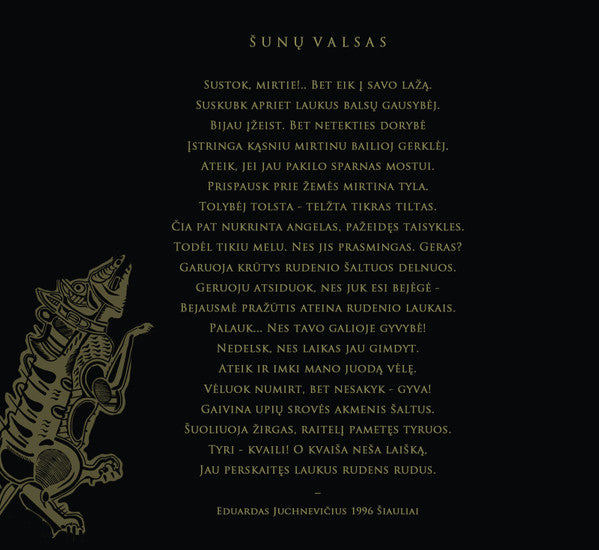 Martynas Juchnevičius - Šv. Roko Šuo (CD d'occasion)