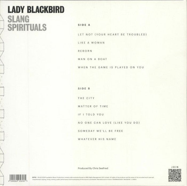 Lady Blackbird - Slang Spirituals (LP)