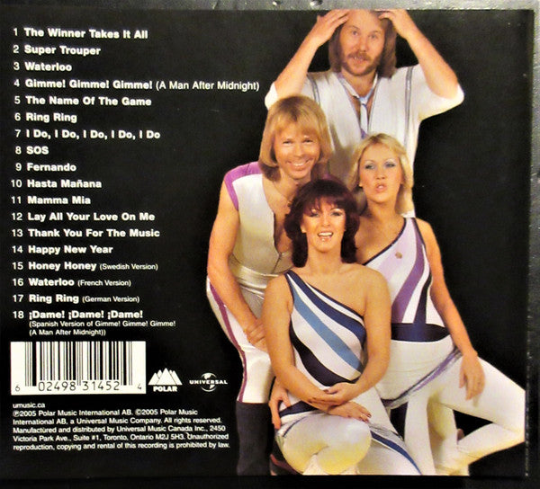 Abba - 18 hits (CD) - Velvet Music