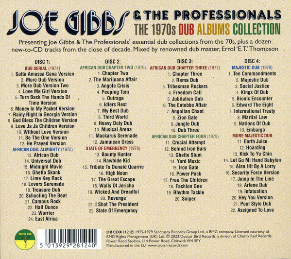 Joe Gibbs & The Professionals - The 1970s Dub Albums Collection (CD)