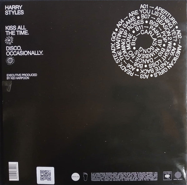 Harry Styles - Kiss All The Time. Disco, Occasionally. (BLUE VINYL COLOURED LP)