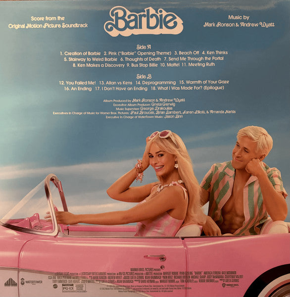 Mark Ronson, Andrew Wyatt - Barbie (Score From The Original Motion Picture Soundtrack) (LP) - Velvet Music