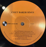 Chet Baker - Chet Baker Sings (LP) - Velvet Music