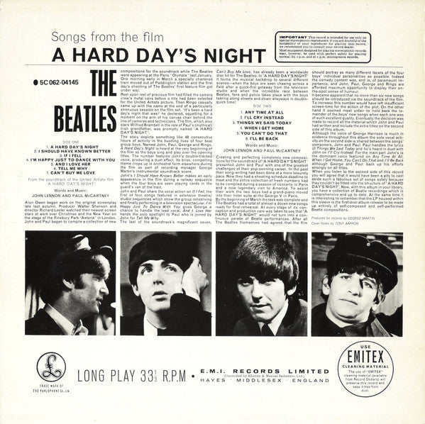 Beatles, The - A Hard Day's Night (tweedehands LP) - Velvet Music