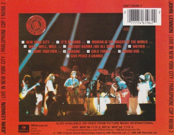 John Lennon - Live In New York City (tweedehands CD) - Velvet Music