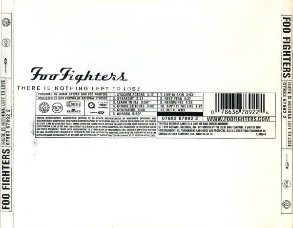 Foo Fighters - There Is Nothing Left To Lose (CD)