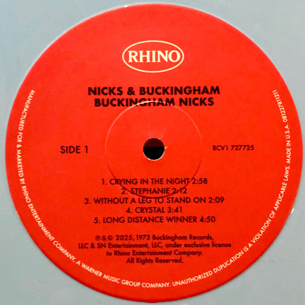 Buckingham Nicks - Buckingham Nicks (LP) - Velvet Music