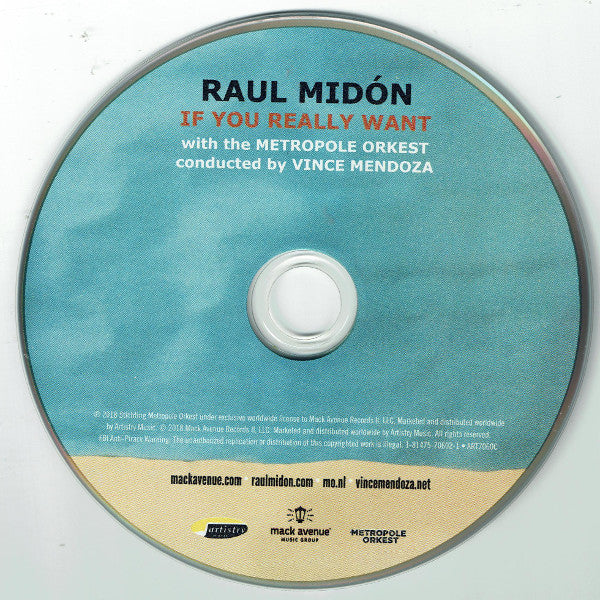 Raul Midón With The Metropole Orchestra - If You Really Want (tweedehands CD)