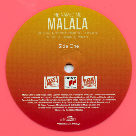 Thomas Newman - He Named Me Malala (Original Motion Picture Soundtrack) (LP) - Velvet Music
