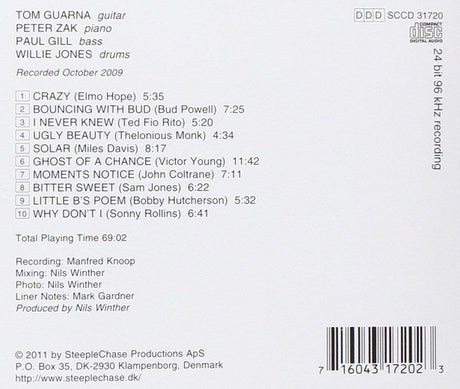 Tom Guarna - Bittersweet (tweedehands CD) - Velvet Music