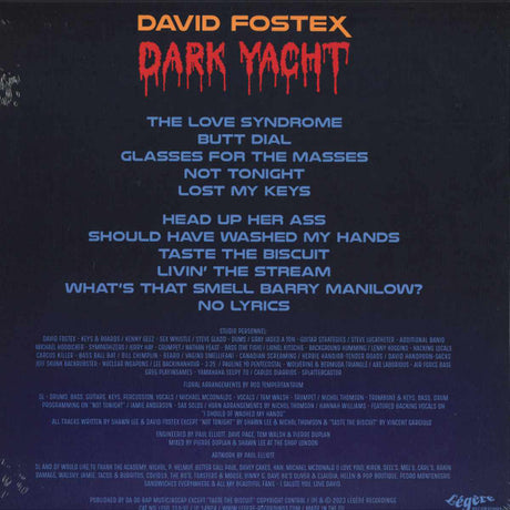 David Fostex - Dark Yacht (LP) - Velvet Music