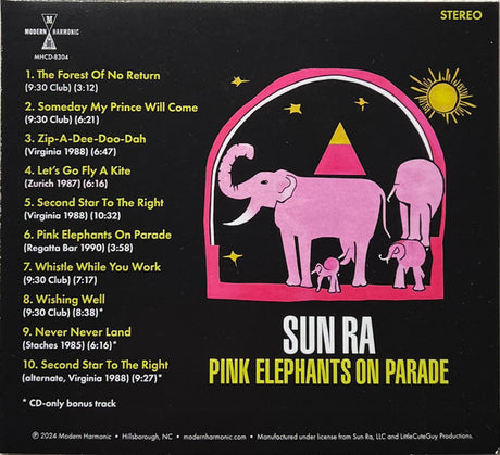 Sun Ra - Pink Elephants On Parade (CD) - Velvet Music