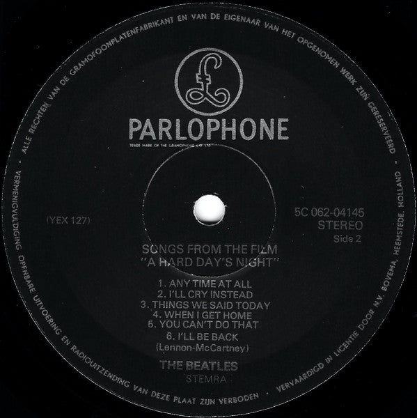 Beatles, The - A Hard Day's Night (tweedehands LP) - Velvet Music