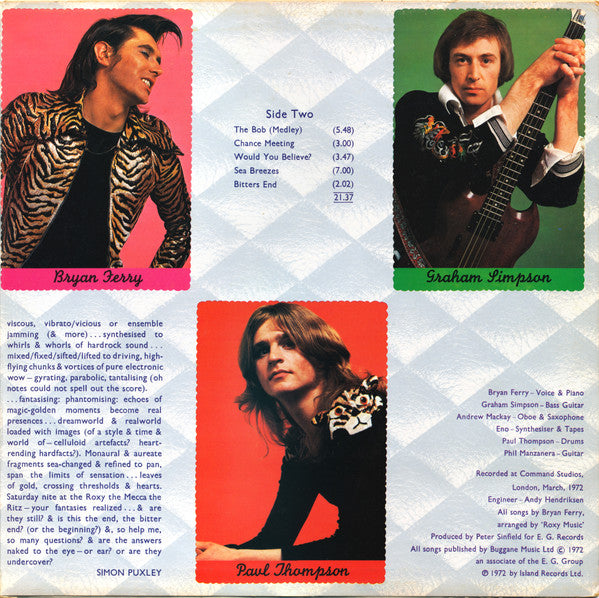 Roxy Music - Roxy Music (tweedehands LP) - Velvet Music