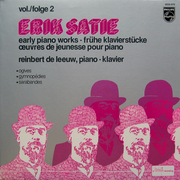 Erik Satie, Reinbert de Leeuw - Early Piano Works, Vol./Folge 2 (tweedehands LP) - Velvet Music
