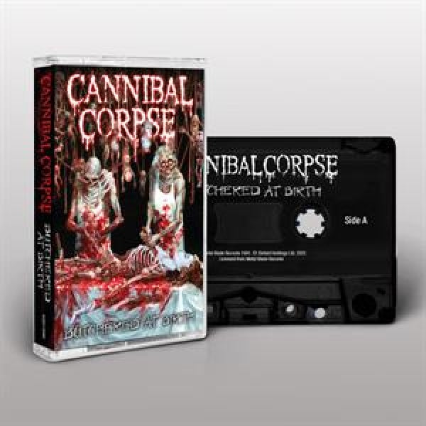 Cannibal Corpse - Butchered at birth (muziekcassette)
