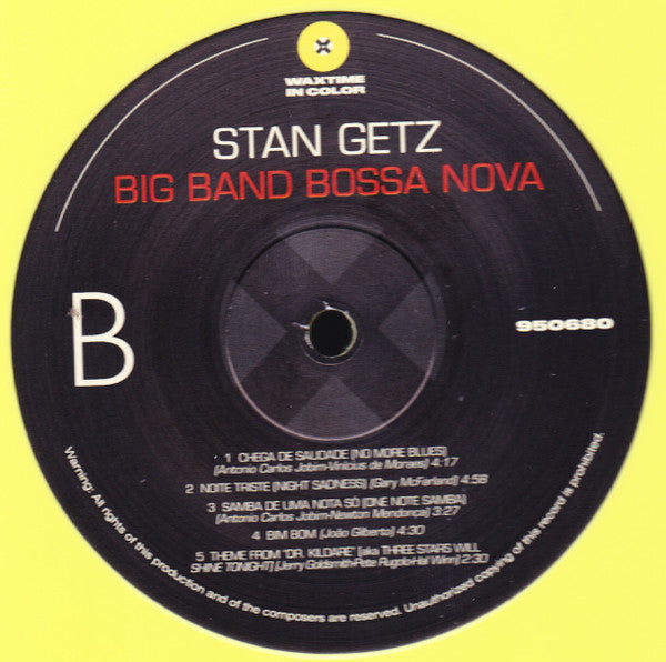 Stan Getz - Big Band Bossa Nova (LP) - Velvet Music