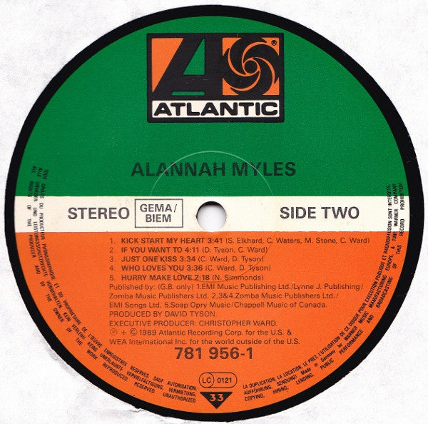 Alannah Myles - Alannah Myles (tweedehands LP) - Velvet Music