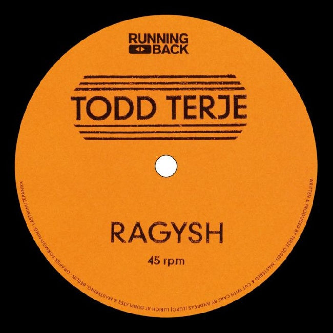 Todd Terje - Ragysh (12-inch maxi-single) - Velvet Music