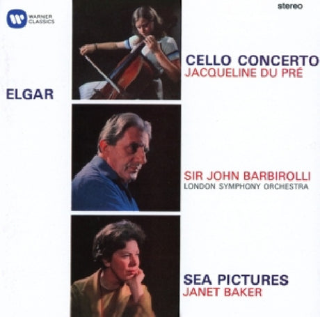 Daniel Bare Jacqueline Du Pre - Cello concerto - sea pictures (CD) - Velvet Music