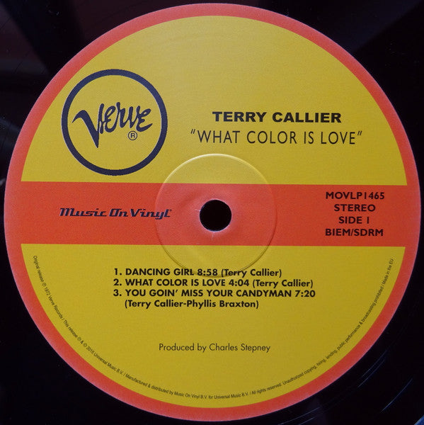 Terry Callier - What Color Is Love (LP) - Velvet Music