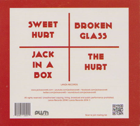 Jack Savoretti - Sweet Hurt (tweedehands CD)