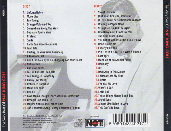 Nat King Cole - The Very Best Of Nat King Cole (CD)