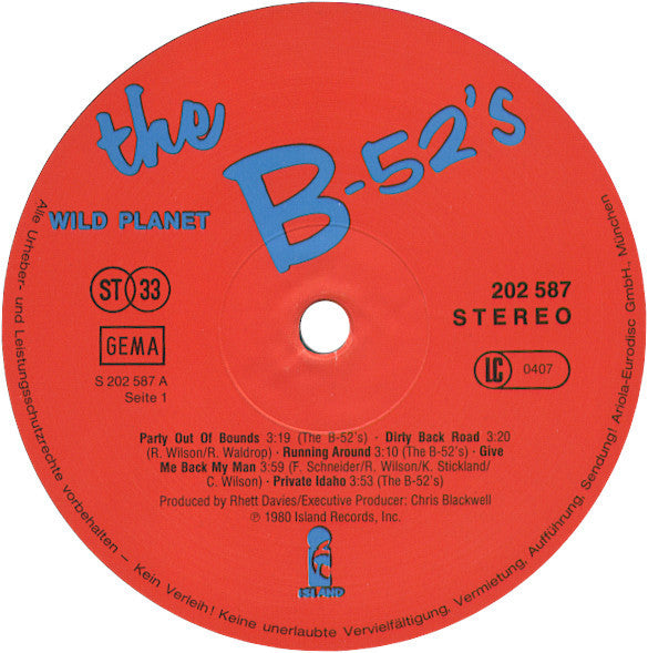B-52's, The - Wild Planet (tweedehands LP) - Velvet Music