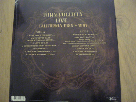 John Fogerty - Live...california 1985 - 1991 (LP)