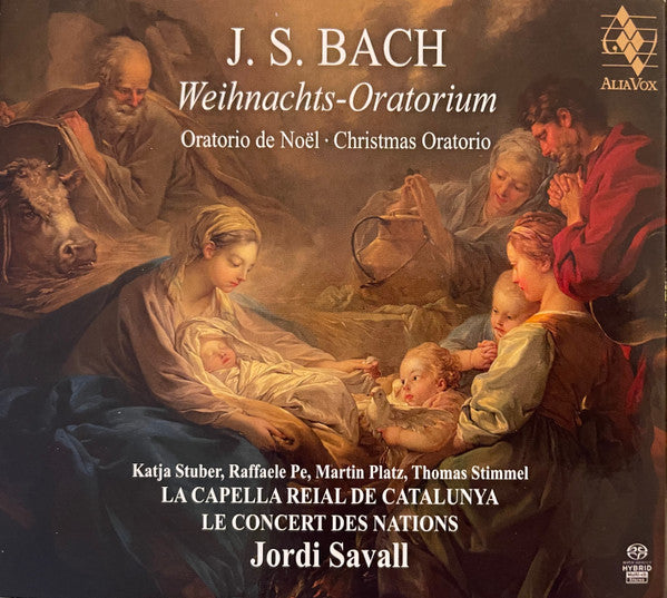 Johann Sebastian Bach, Jordi Savall, Le Concert Des nations, La Capella Reial De Catalunya, Katja Stuber, Raffaele Pe, Martin Platz, Thomas Stimmel - Weihnachts-Oratorium/Oratorio de Noël/Christmas Oratorio (CD)