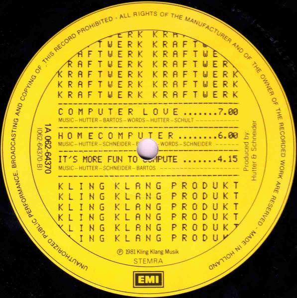 Kraftwerk - Computer World (tweedehands LP) - Velvet Music
