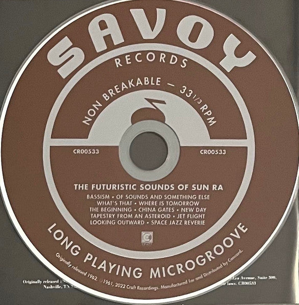 Sun Ra - The Futuristic Sounds of Sun Ra  (CD) - Velvet Music