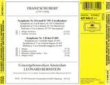 Franz Schubert - Concertgebouworkest • Leonard Bernstein - Symphonien Nos. 5 & 8 "Unvollendete" (tweedehands CD)