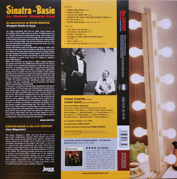 Frank Sinatra - Count Basie - Sinatra - Basie (LP) - Velvet Music