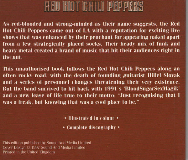 Red Hot Chili Peppers - Fully Illustrated Book & Interview Disc (tweedehands CD) - Velvet Music