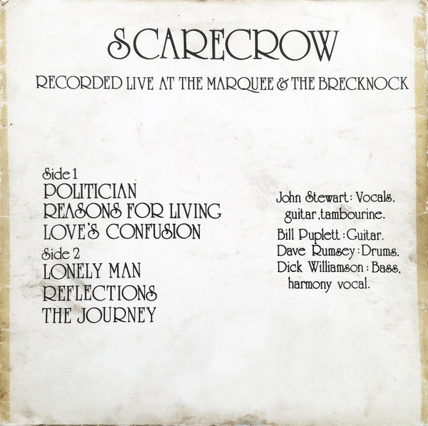 Scarecrow (16) - Scarecrow (tweedehands LP) - Velvet Music