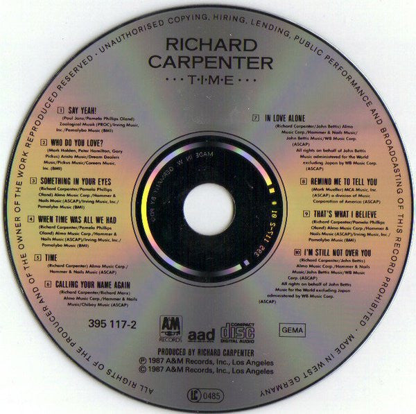 Richard Carpenter - Time (tweedehands CD)