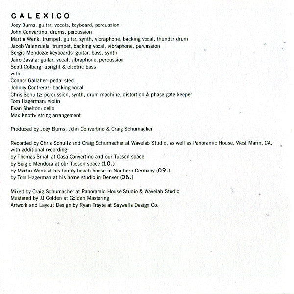 Calexico - The Thread That Keeps Us (tweedehands CD) - Velvet Music