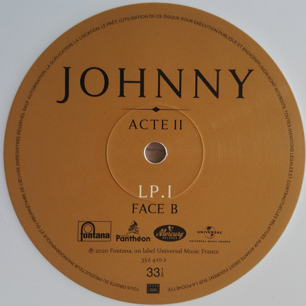 Johnny Hallyday - Acte II (LP) - Velvet Music