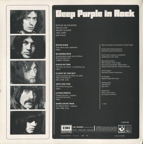 Deep Purple - In Rock (tweedehands LP) - Velvet Music