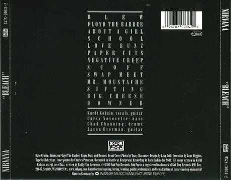 Nirvana - Bleach (tweedehands CD) - Velvet Music