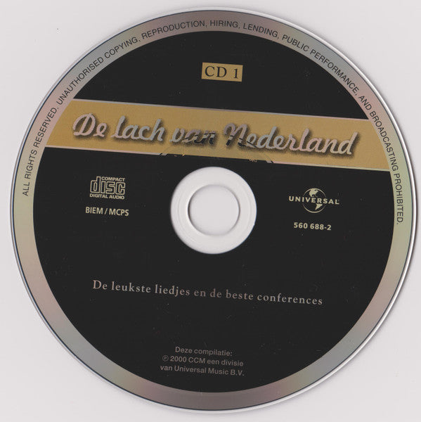 Divers - De Lach Van Nederland (CD d'occasion)