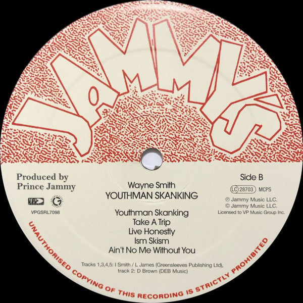 Wayne Smith - Youthman Skanking (LP) - Velvet Music