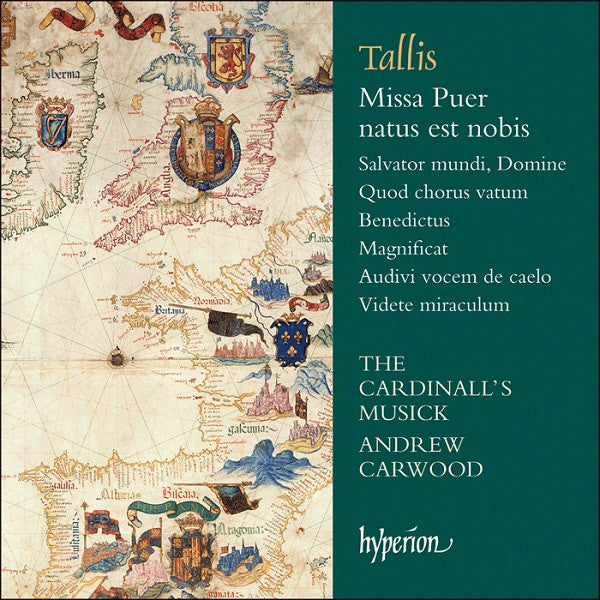 Thomas Tallis / Cardinall's Musick, The, Andrew Carwood - Missa Puer Natus Est Nobis (CD) - Velvet Music