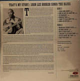 John Lee Hooker - That's My Story John Lee Hooker Sings The Blues (LP)