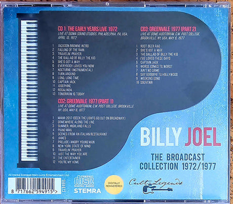 Billy Joel - The Broadcast Collection 1972/1977 (CD) - Velvet Music