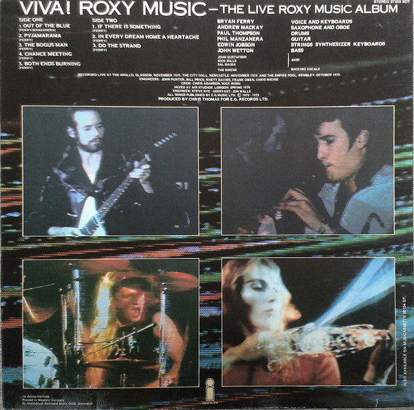 Roxy Music - Viva! Roxy Music (tweedehands LP) - Velvet Music