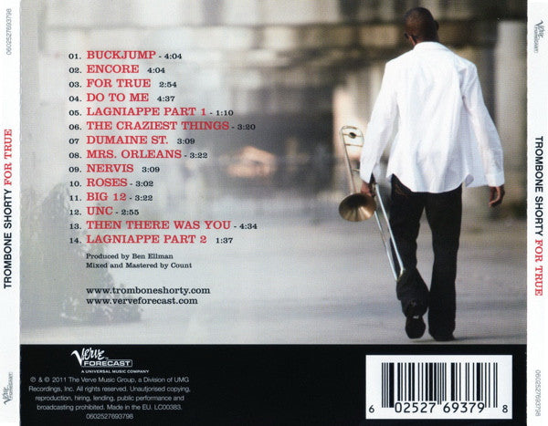 Trombone Shorty - For True (second hand CD)
