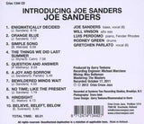 Joe Sanders (3) - Introducing Joe Sanders (second-hand CD)