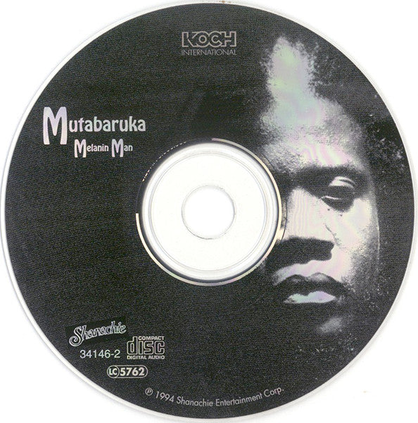 Mutabaruka - Melanin Man (second hand CD)